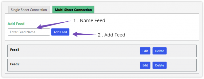 Multi Sheet Connection with Google Sheet cf7 Plugin Settings